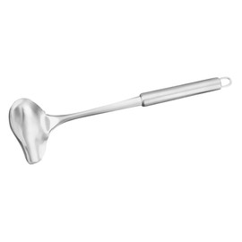 Zerodeko Mini Stainless Steel Ladle for Soup Gravy Spoon with Spout Kitchen Cutlery for Home Restaurant Dessert Shop