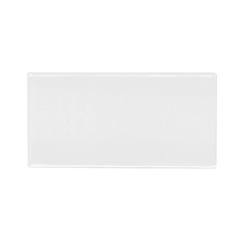 Tenedos White Ceramic 3x6 Glossy Subway Wall Tile Backsplash for Kitchen, Bathroom Shower, Accent Decor, Fireplace (80 Pieces - Box of 10 sq.ft.)