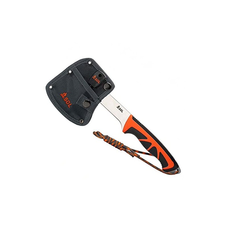SOL 13860 Stoke Camp Hatchet for Camping, Outdoors, Compact, Multi-Purpose