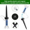 Caiton 5 Piece Magnetic Golf Tee Set with 360° Bounce