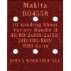 Makita BO4558 - 40/80/100/150/