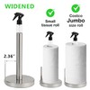 SunnyPoint Heavy Weighted Paper Towel Holder Stand Dispenser Built-in Spray/Pump