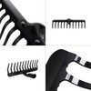 KADAX Garden Rake without Handle, Metal Garden Rake, Lawn Rake