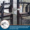 Tandefio 2 Pcs Chain Link Fence Butterfly Gate Latches Galvanized