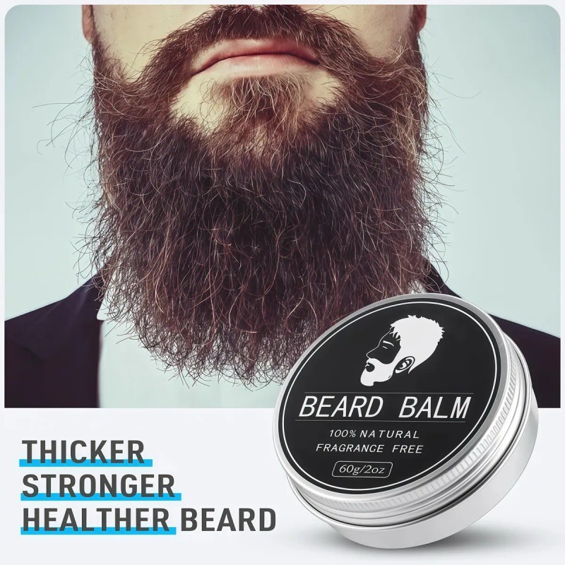 2pcs Bálsamo Ultra Potente Para Crecimiento De Barba - Fina