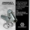 Cragar Standard Mag Lug Nut 7/16"-20 with Offset Washer Chrome