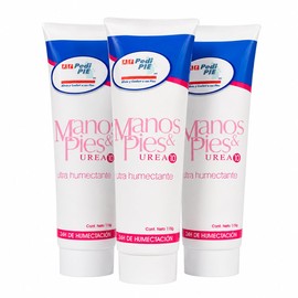 Crema de Manos Y Pies 115g Crema Nutritiva de Rapida Absorción Hidratante de Manos y Pie Resecos Kit 3pz