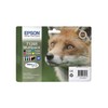 Epson T1285 Fox smudge-free and waterproof ink, multipack of 4