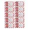 Safety Label, Hazard Label 10 Pieces Front/Back Label Security Label