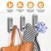 teasteam Foldable Wall Hooks 4Pcs Folding Coat Hook for Hanging