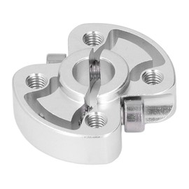 Clamping Collar, Aluminum Alloy Round Universal Hole Parts Clamp-on Rod Motion Limiting Clamp High Speed Shaft Clamp 8mm Center Holes