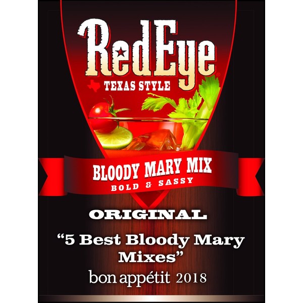 Red Eye® Habanero Texas Style Bloody Mary Mix 32 Oz (12 Pack)