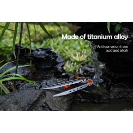 iBasingo 4/8 Pieces/lot Titanium Alloy Pegs Camping Tent Pegs Outdoor Stakes Camp Tent Nail Tent Hardware