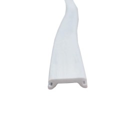 Brickyard Automotive 3/4" x 15 ft WHITE Insert Trim Molding Flexible Screw Cover - RV Boat Camper