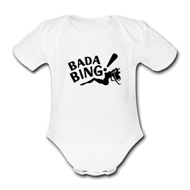 Psychobaby BADA BING SOPRANOS Baby Grow Cute Funny Unique TV