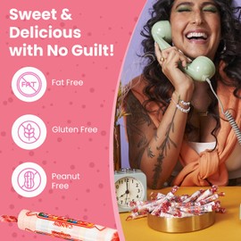 Smarties Candy Bulk Rolls Original Flavor - Gluten & Vegan Free - Classic Sweetness From Family Owned Company Since 1949, Peanut Free & Dairy Free - Perfect Halloween Candy - 180 count, 3 lb Bag