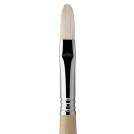 Escoda Clasico Series 4729 Long Handle Artist Oil & Acrylic Paint Brush, Chungking Hog Bristle, Size 10, Filbert