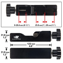 CNRAQR Universal Spark Plug Gap Tool Compatible with Most 10mm 12mm 14mm 16mm Spark Plugs Black - 1 Set with Feeler Gauge