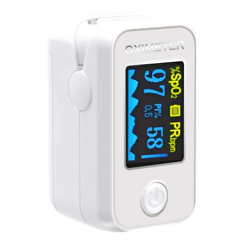 ComDent Finger Fingertip Blood Oxygen Meter SPO2 OLED Pulse Heart