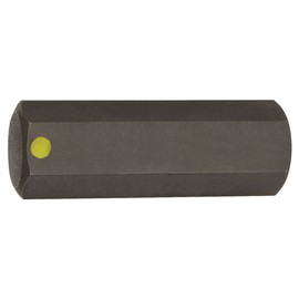 BONDHUS No.43276 Hex Socket Bit, 0.4 inches (10 mm), Insertion Angle: 0.4 inches (9.5 mm), Total Length: 2.6 inches (66 mm), Bit Total Length: 2.0 inches (50 mm), Black Dyed Treatment