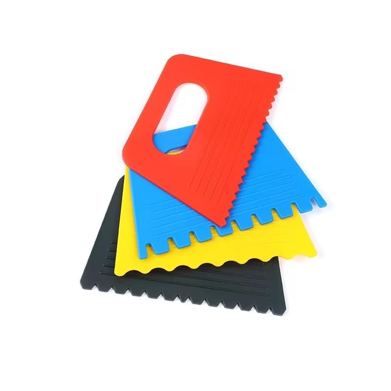 4pcs Plastic Paint Scraper, Random color Plastic Putty Knife Putty