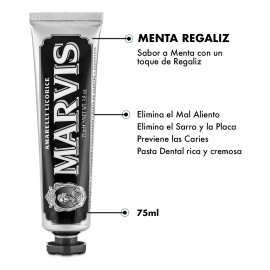 Marvis Pasta Dental Regaliz Amarelli 75ml
