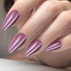 Bellelfin 120Pcs Cat Eye Press on Nails Almond Medium Length,