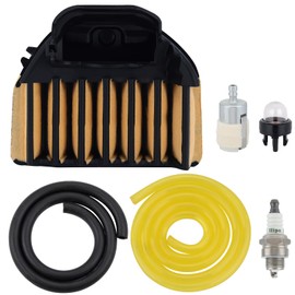 Hipa 455 Rancher Air Filter Primer Bulb Fuel Line Kit for Husq 455 455 Rancher 455E 461 CS2255 Chainsaw Parts Replace 537255701 Rancher 455 Air Filter Spark Plug Tune Up kit