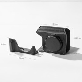 SMALLRIG Camera Leather Case Kit for Canon PowerShot V1 (Black) 5386