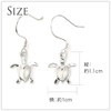 Hawaiian Jewelry [LocoMocoAloha] Simple Honu Hook Earrings, Genuine Jewelry, Listed