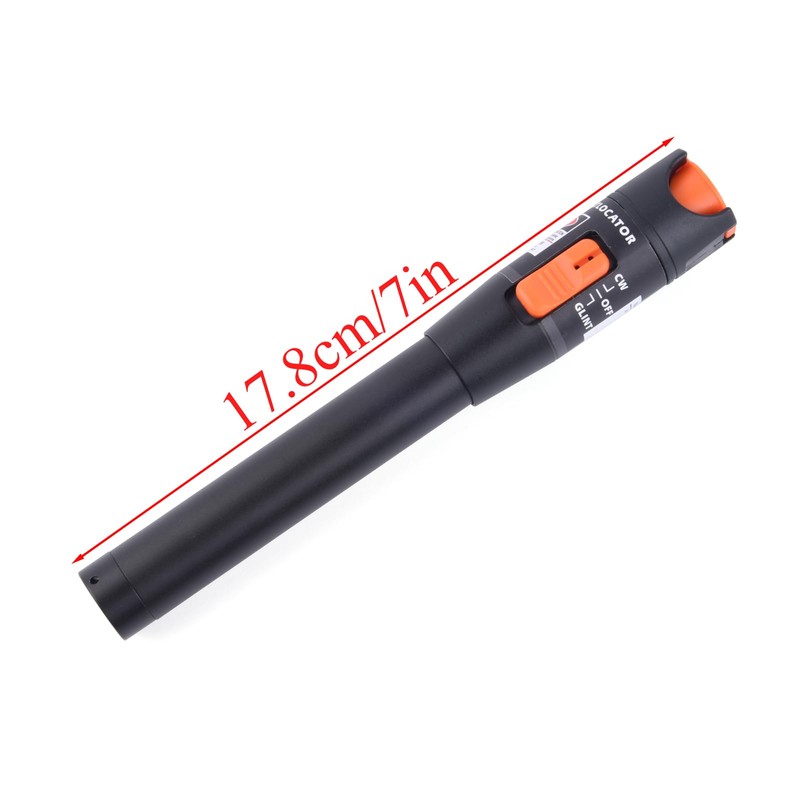 WSOLDMA Fiber Optic Tester Tool Kit 5-100KM FTTH Optic Pen