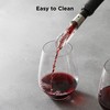Rabbit W6127 Wine Aerator and Pourer, Clear and Stainless Steel