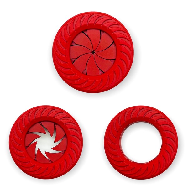 CB Push Start Button Cover, Rotary Gear Cool Metal Decoration