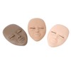 3pcs Lash Mannequin Head Eyelash Extension Practice Doll Head with