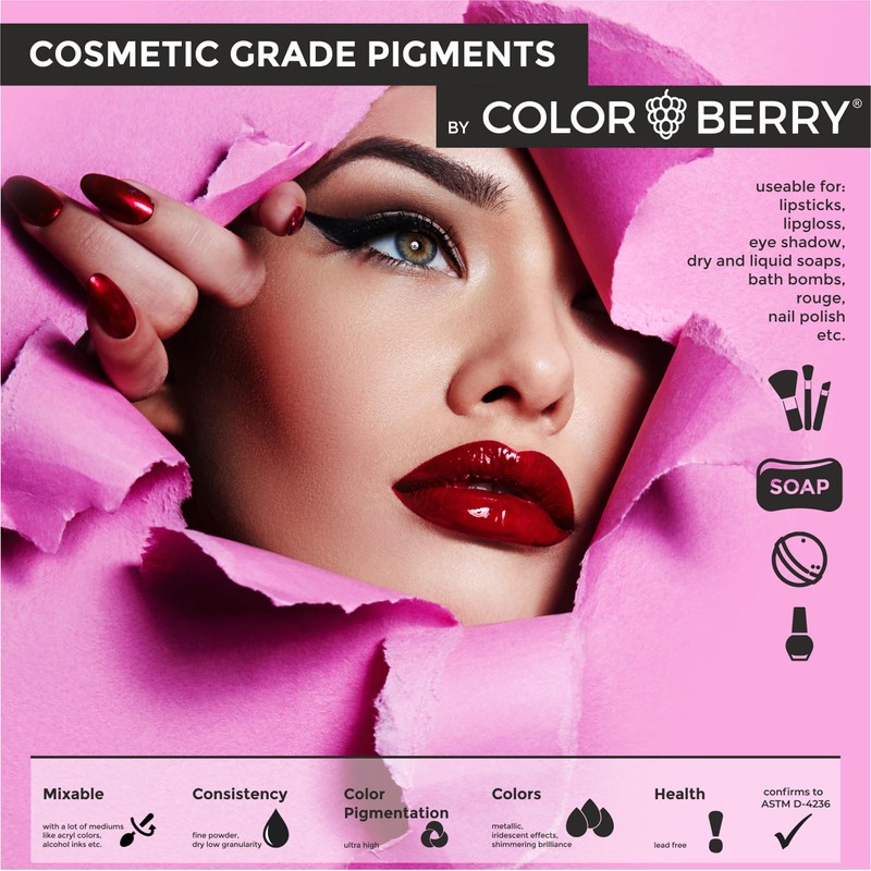 COLORBERRY Pigmentpaste - Ultra Highly pigmented Resin Art Paste for