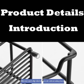 Small Toothbrush Holder for Bathroom, 304 Stainless Steel Toothpaste Holder Stand, 5 Slots Black Stainless Steel Bathroom Accessories Organizer for Small Spaces (Black) 4.8 * 4 * 2.4Inch