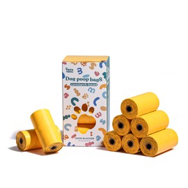 PAWSHOLIC Dog Poop Bags Rolls Thickened Leak Proof Dog Waste Bags -120 Count 8 Rolls - Doggie Poop Bag for Small and Big Dogs