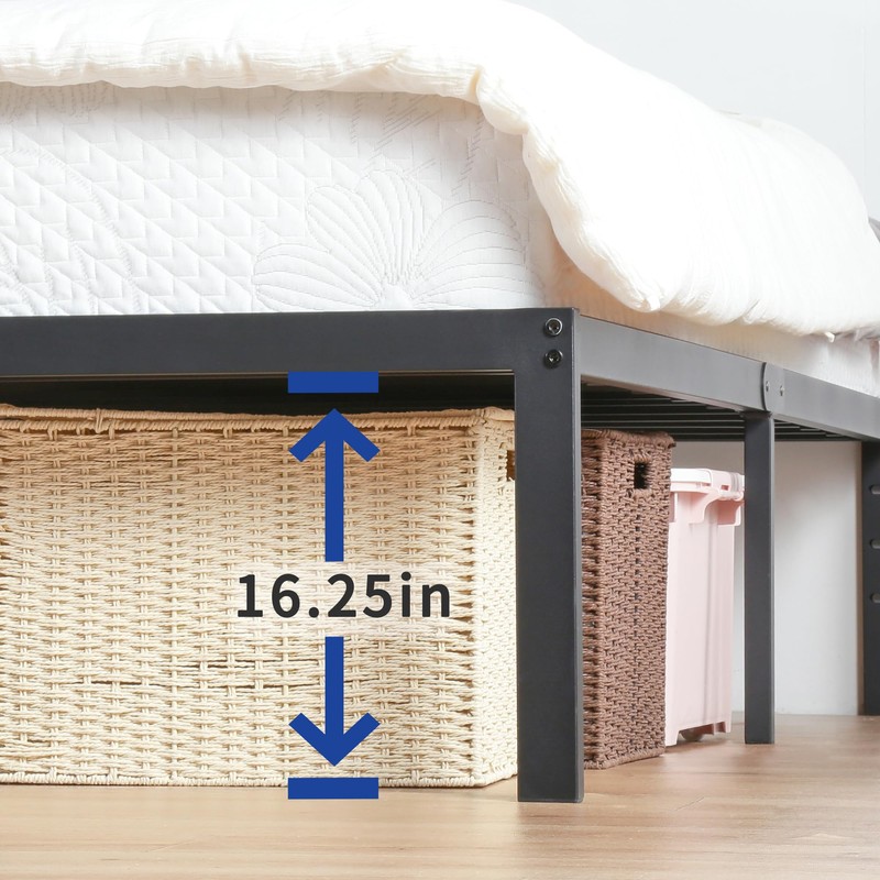 Olee Sleep 18 Inch Heavy Duty Steel Slat Anti-Slip Support,