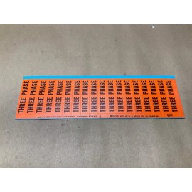 Brady Lot Of 90 Brady Voltage & Conduit Markers Three Phase 3 PH Decals Labels #31E37