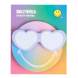 Erin Condren SmileyWorld Sticky Notes, Write Reminders, to-Do's, and Checklists in Style, 2 Pads with 25 Sheets Each, 50 Sticky Notes Total