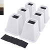ANNKUT 6 Inch Heavy Duty Bed Risers, Furniture Risers for