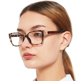 OCCI CHIARI Reading Glasses for Women Cat Eye Reader Chic 0 1.0 1.5 2.0 2.5 3.0 3.5 4.0 5.0 6.0 (Demi, 3.0)