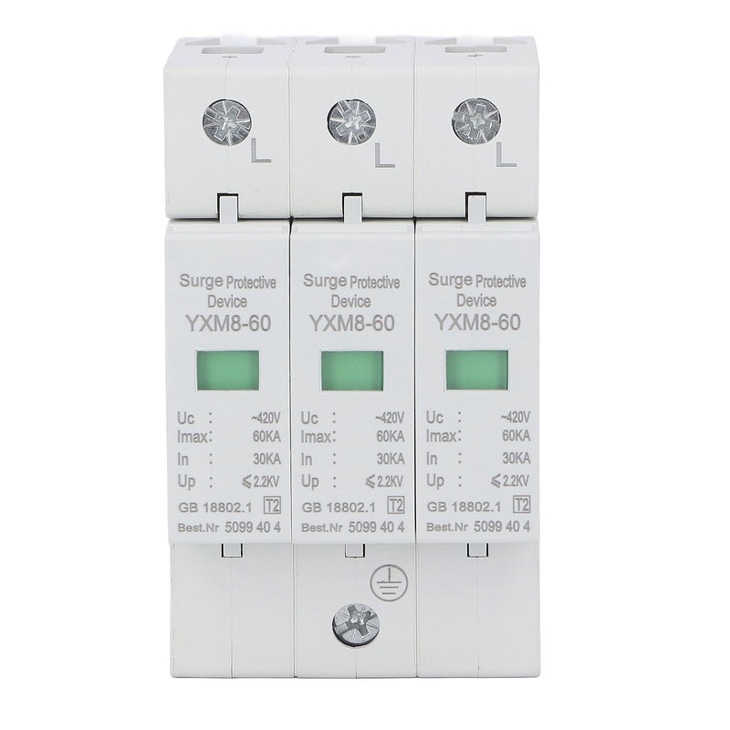 3P Surge Protective Device Flame Retardant PC Material Voltage Protection