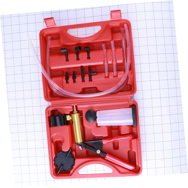 ULTECHNOVO Manual Handheld Oil Vacuum Pump Brake Bleeder Tool Kit