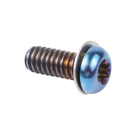 NICECNC Blue Derby Cover Screws 5PCS Clutch Cover Screws Bolts Compatible with Road Glide Special FLTRXS 2019, CVO Road Glide Limited FLTRKSE2022, Electra Glide Standard FLHT 2021, See Fitment