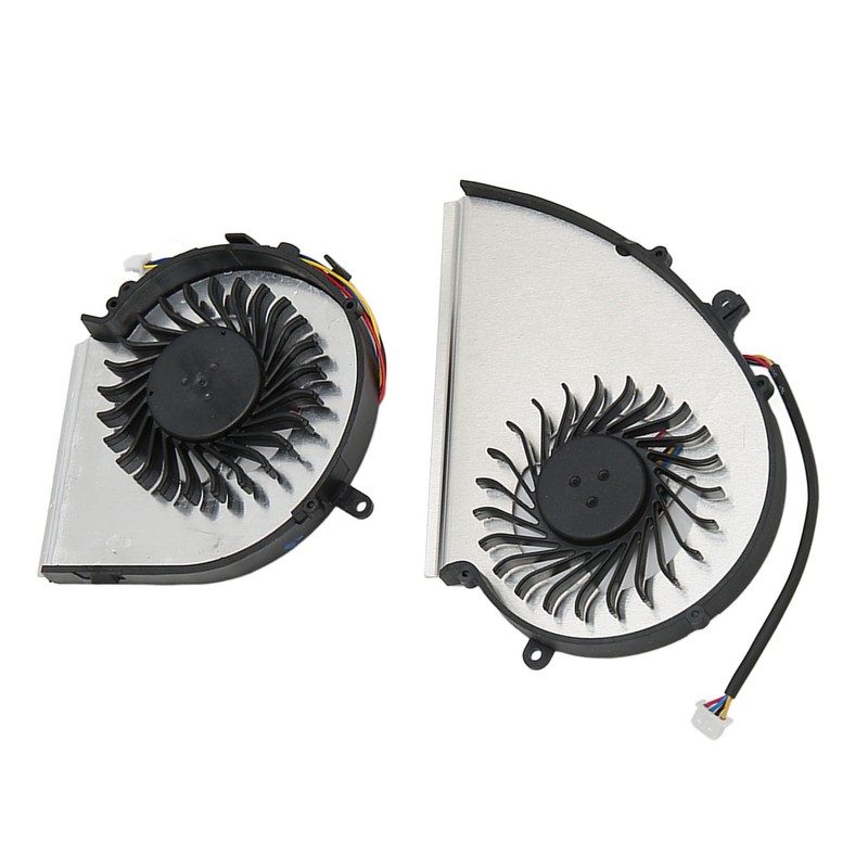 Cooling Fan 4 Pin Aluminum Alloy ABS Easy Replaceable Laptop