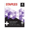Staples Inkjet & Laser Paper, 8 1/2" x 11", Bright