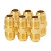 ChillWaves Brass Flare Tube Fittings, 3/8" Male Flare x 3/8"