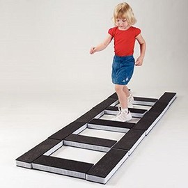 Sammons Preston Foam Coordination Dexterity Boards, Set of 18 Activity Blocks to Make Obstacle Course, Training Equipment Padding for Dexterity & Balance Training, Core Strength for Kids
