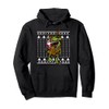 T- Rex Dino Christmas Reindeer Costume Ugly Sweater Pullover Hoodie